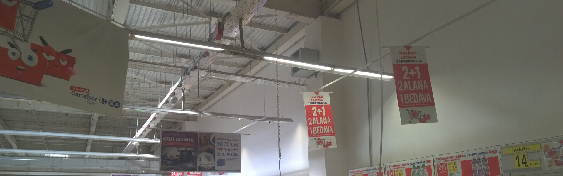 Carrefoursa Eskişehir Neo Avm Mağazası İnşaat Mekanik Elektrik İşleri