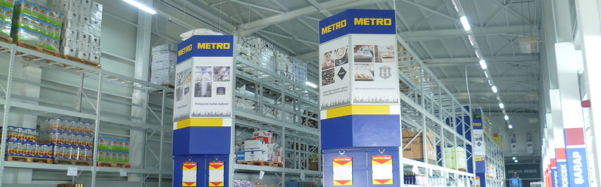 Metro Market Kuşadası Mağazası İnşaat Elektrik Mekanik Tesisat İşleri